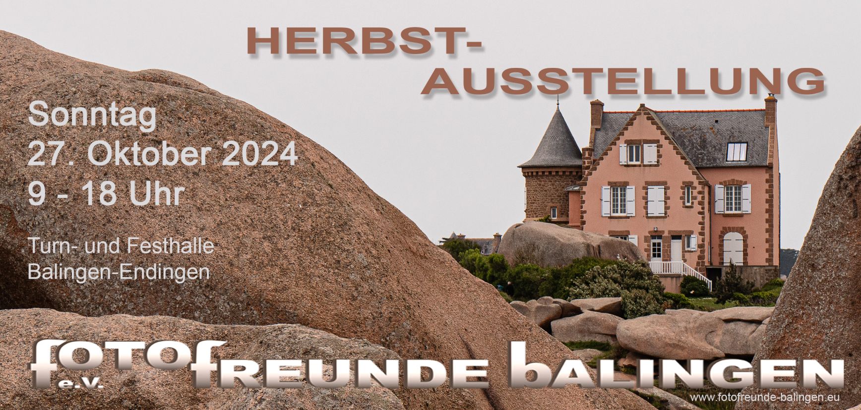 Einladung Herbstausstellung 2024 vorne