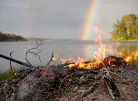 middsommar brasa